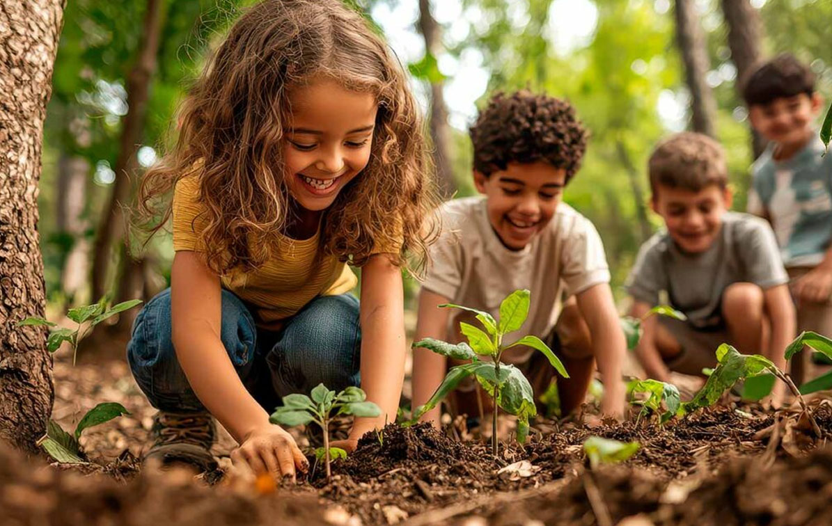 Niños verdes: cómo criar a la próxima generación ecofriendly